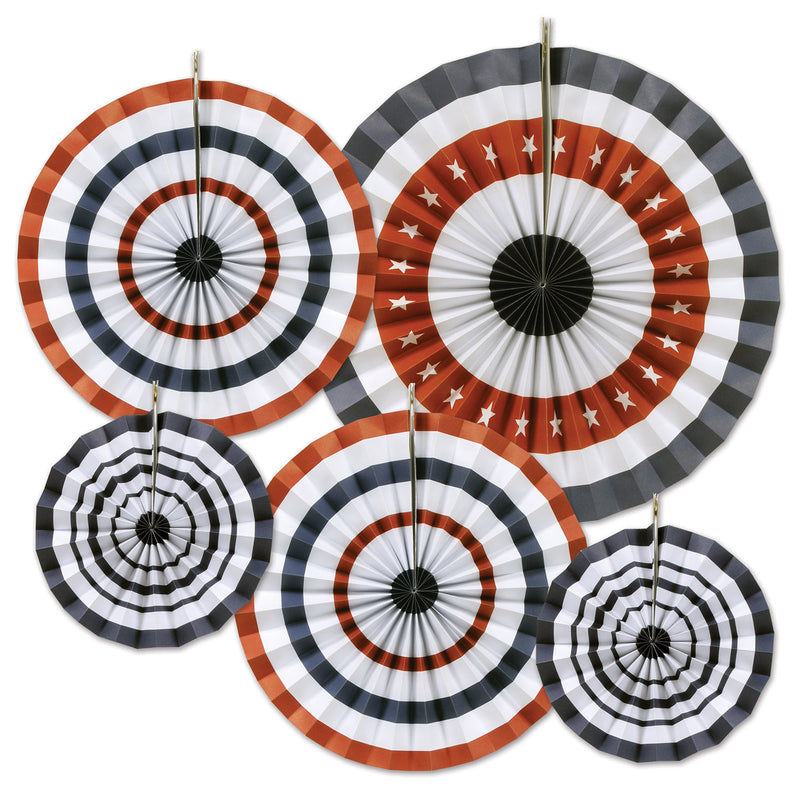 Abanicos decorativos surtidos de papel y aluminio | 25% DE DESCUENTO-COMPRAR AHORA