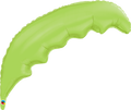 qualatex lime green palm frond foil balloon