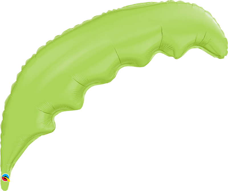 qualatex lime green palm frond foil balloon