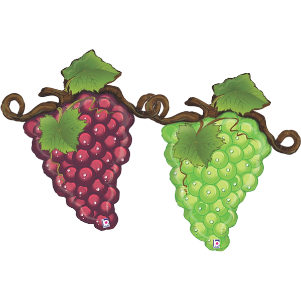 Globo de aluminio Linky Grapes de 31" (WSL) | Liquidación - ¡Venta final!