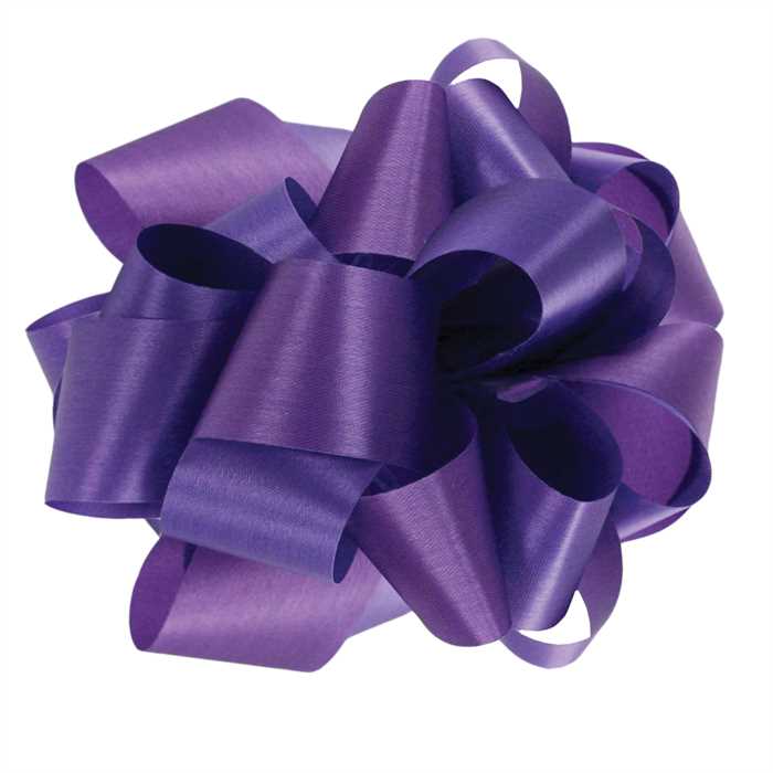 AHOMAME Purple Satin Ribbon 1-1/2 Inches x 25 Yards, Solid Color Fabric  Ribbon for