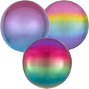 Globo Ombre Rainbow Orbz de 16" | 1 unidad