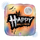 Globo metalizado Opal Happy Halloween de 18" (P13) | Compra 5 o más y ahorra un 20 %