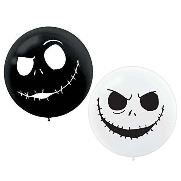 24" The Nightmare Before Christmas Round Latex Balloons | 2 Count