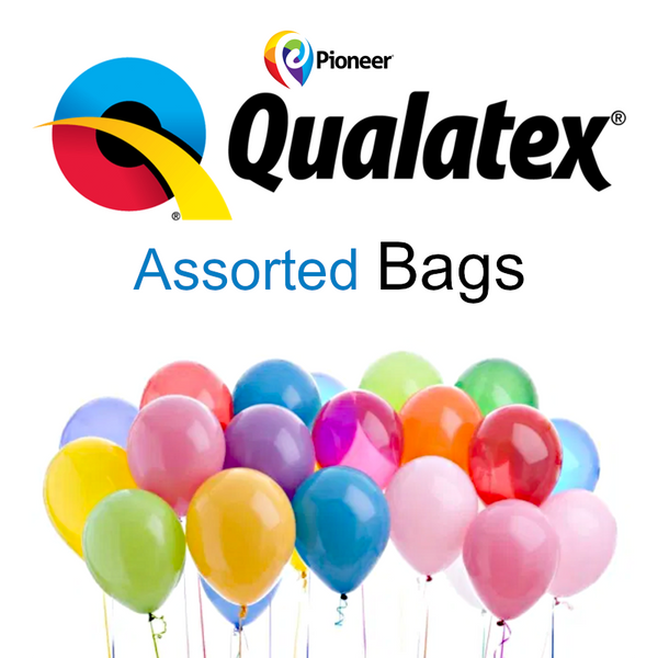 Surtido de globos de látex Qualatex | Todos los tamaños