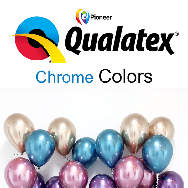 Globos de látex cromado Qualatex | Todos los tamaños