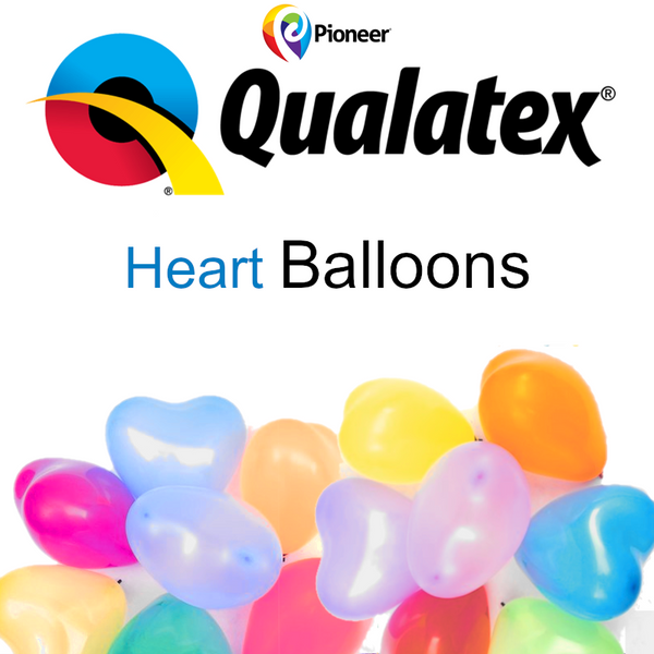 Globos de látex Qualatex Heart | Todos los tamaños