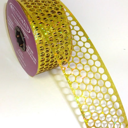 #9 ACI Honeycomb Punchinello Ribbon - 1 5/8" Wide x 25 Yards Long | 1 Spool