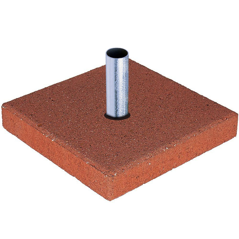 Placa base de hormigón cuadrada - Uso único | Solo recogida en la acera