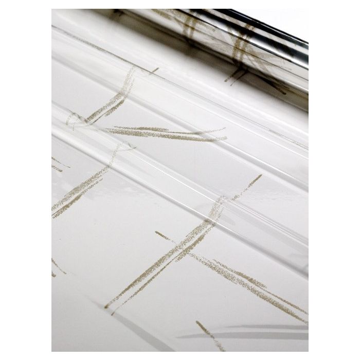 Printed Designer Clear Cellophane Rolls - 40" wide x 100 Feet Long | 1 Roll