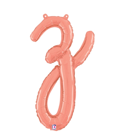 Globos con letras Script Airfill Foil