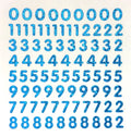 .5" Petite Number Stickers