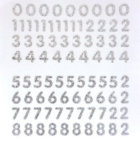 .5" Petite Number Stickers