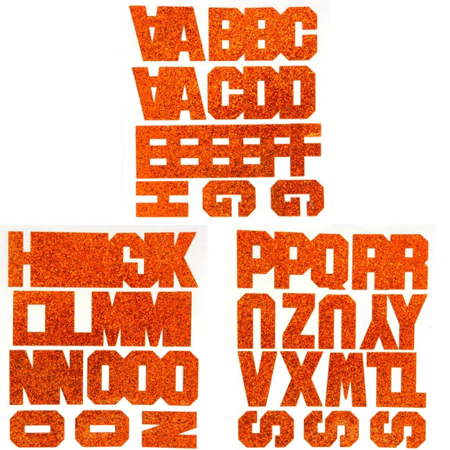 1.5" Glitter Alphabet Stickers