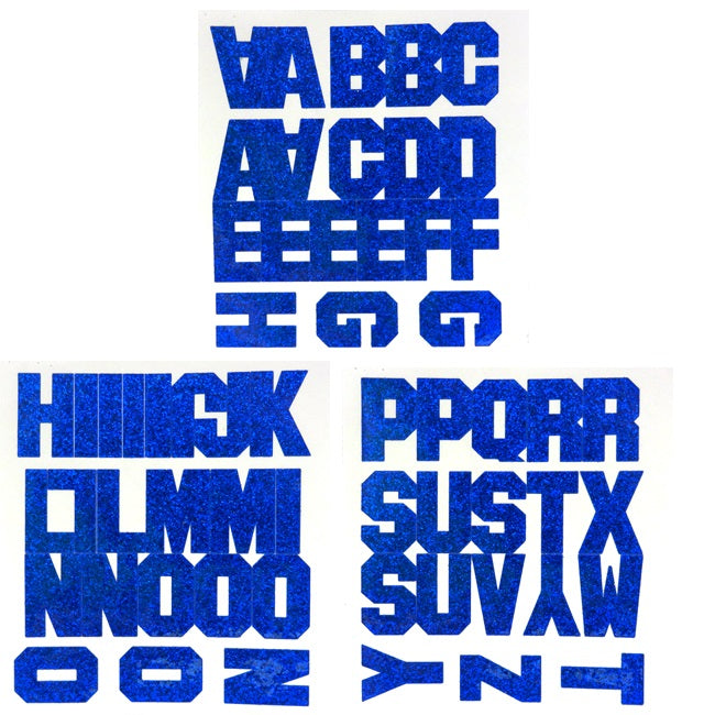 1.5" Glitter Alphabet Stickers