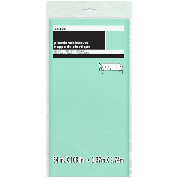 Cubiertas de mesa rectangulares de plástico sólido | 1 cuenta