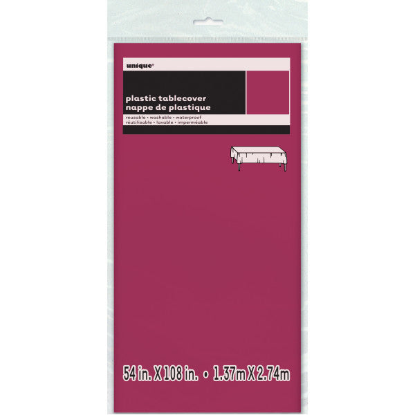Cubiertas de mesa rectangulares de plástico sólido | 1 cuenta