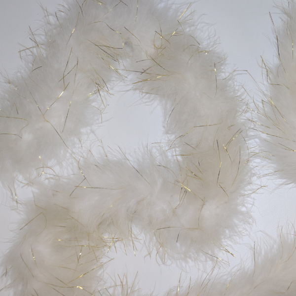 6' Feather Boa Marabou Lurex Line | 1 Count