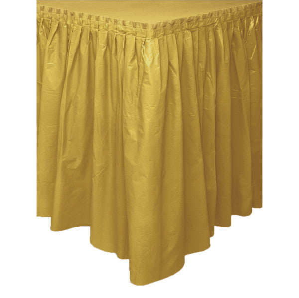 Unique Plastic Table Skirts | 1 Count